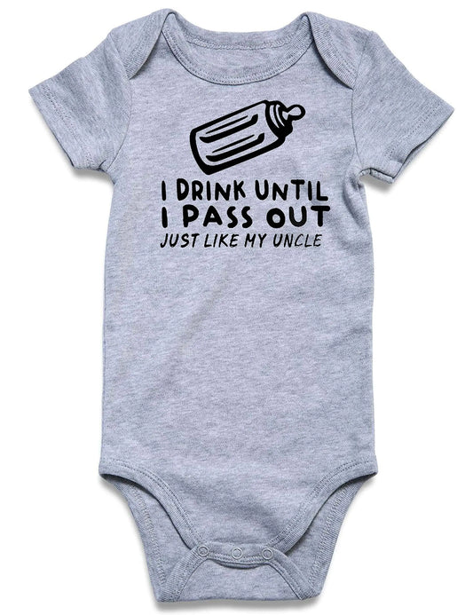 UNIFACO My Uncle Baby Clothes Boys Uncle Niece Baby Clothes Baby Announcement Uncle Saying Baby Gifts From Uncle