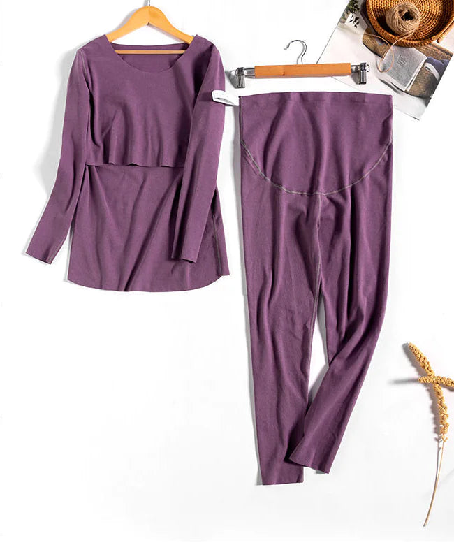YENS BRA Women's Nursing Pyjamas Set