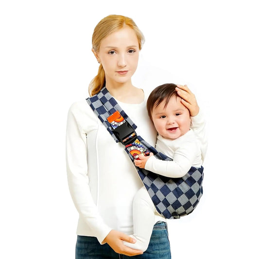 Baby Carrier Newborn to Toddler Baby Sling CarrierAdjustable Baby CarrierCarrying 10-30 lbs(Square)