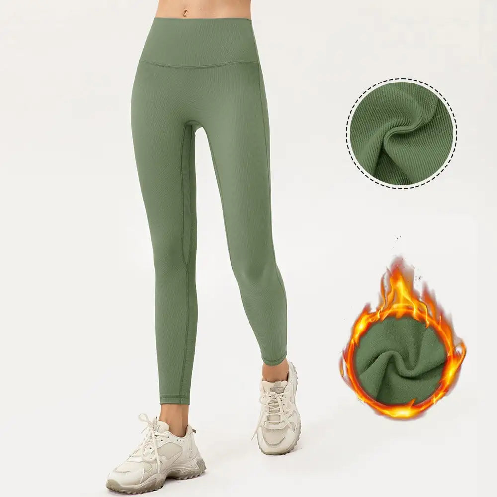 Striped High Spring Leggings for Women