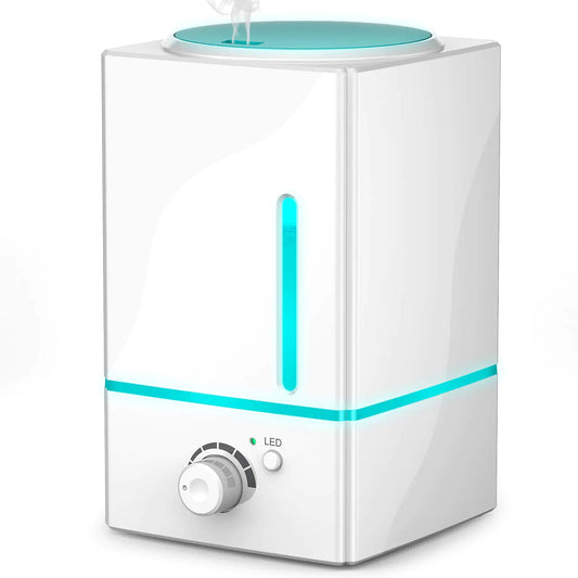 1500ml Aroma Essential Oil Diffuser Large - Exqline Diffuser for Large Room Large Aromatherapy Diffuser/Humidifier Unique Diffusers for Essential Oils(White)