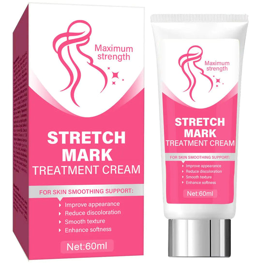Stretch Mark Cream for Pregnancy Advanced Stretch Marks Removal Helps Prevent and Treat Stretch Marks Smooth and Firm the Skin 2.1 Oz