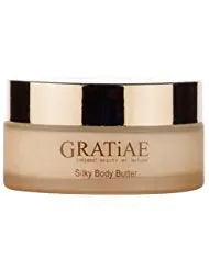 Gratiae organic beauty by nature silky body butter anti aging skin care shea butter moisturizer hydrating stretch mark cream firming neck & Décolleté Passion Fruit & Lime 5.95Fl.oz
