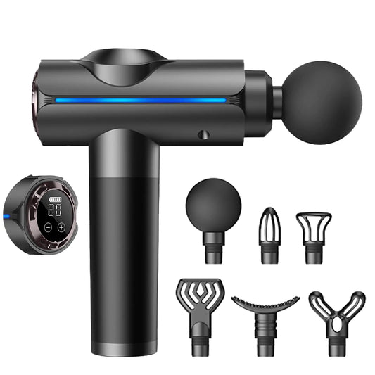 JINMGCN Mini Massage Gun Deep TissueMuscle Massage Gun for Relaxation and Pain Relief After ExerciseElectric Back Massage Gun with 6 Massage HeadsPortable Handheld Percussion Massager Gifts
