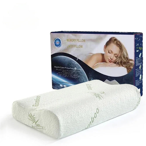 Memory Bamboo Cotton Maternity Pillow – Orthopedic Neck and Spine Support Cushion for Sleeping, Lumbar Protection Comfort Bedding Pillow