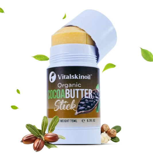 Organic Cocoa Butter Body Stick Belly Butter Stick Heel Balm Travel Lotion 6.7 fl oz