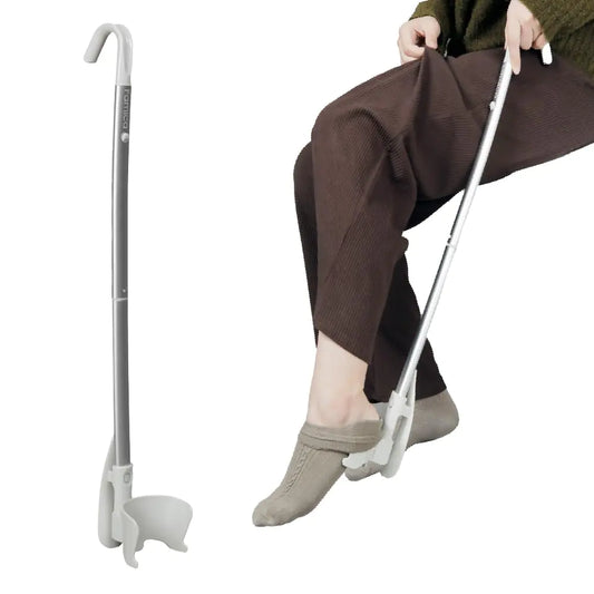Famica Footwear Aid Sock Aid Device for Seniors Sock Helper Tool Pulling Assist Device for Elderly Pregnant Diabetics No Bending Required