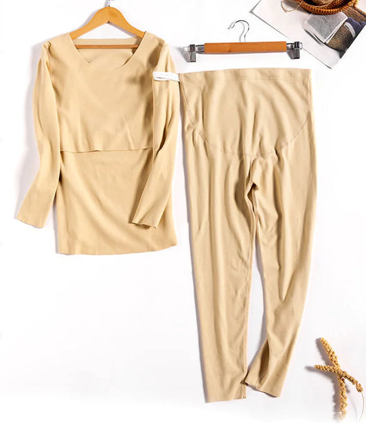 YENS BRA Women's Nursing Pyjamas Set